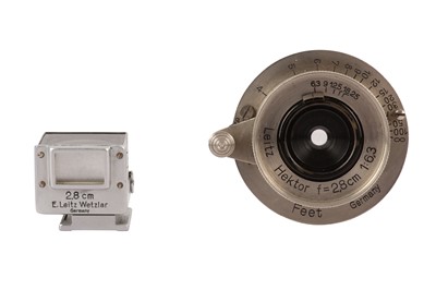 Lot 98 - A Leitz 2.8cm f/6.3 Hektor Lens