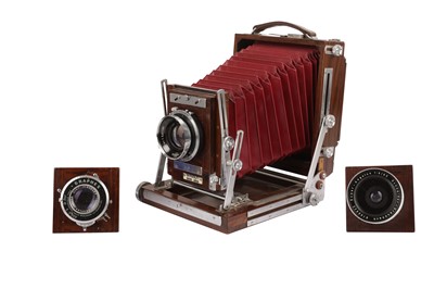 Lot 21 - A 5x4 Gandolfi Rosewood Precision Field Camera