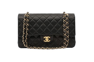 Lot 424 - Chanel Black Classic Medium Double Flap Bag