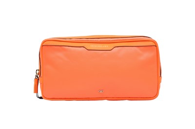 Lot 229 - Anya Hindmarch Neon Orange 'Suncreams' Pouch