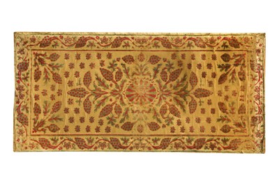 Lot 311 - AN OTTOMAN SILK VELVET CUSHION COVER (YASTIK)