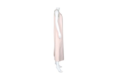 Lot 51 - Prada Pale Pink Embellished Long Shift Dress - Size 44
