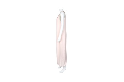 Lot 51 - Prada Pale Pink Embellished Long Shift Dress - Size 44