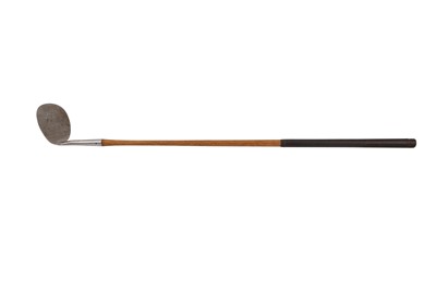 Lot 358 - A MAMMOTH NIBLICK GOLF CLUB, EARLY 20TH CENTURY