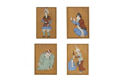 Lot 84 - FOUR ARCHAISTIC STYLE FIGURAL STUDIES
