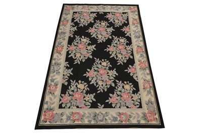 Lot 321 - A VICTORIAN NEEDLEWORK CARPET