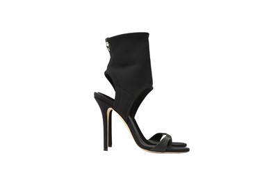 Lot 558 - Giuseppe Zanotti Black Sock Heeled Sandal - Size 41