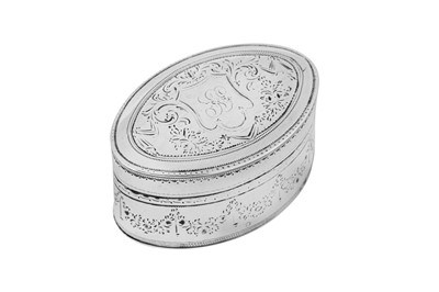 Lot 8 - A George III sterling silver nutmeg grater, London 1794 possibly by Susanna Barker