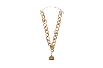 Lot 2 - A 9 CARAT GOLD CHAIN