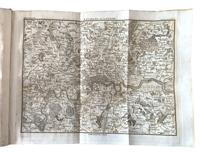 Lot 229 - Cary's New Itinerary: or an Accurate Delineation of the Great Roads 1817.