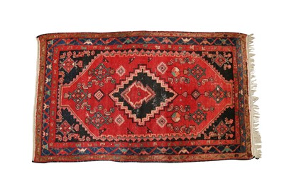 Lot 530 - A HAMADAN RUG, WEST PERSIA