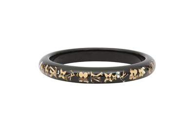 Lot 473 - Louis Vuitton Black Monogram Inclusion Bangle