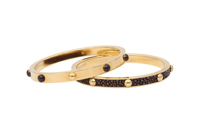 Lot 98 - λ Louis Vuitton Purple Gimme A Clue Bangles
