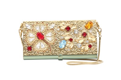 Lot 419 - Dolce & Gabbana Filigree Crystal Minaudiere Clutch