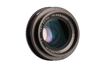 Lot 147 - A Carl Zeiss 35mm f/1.2 Distagon T* Cine Lens