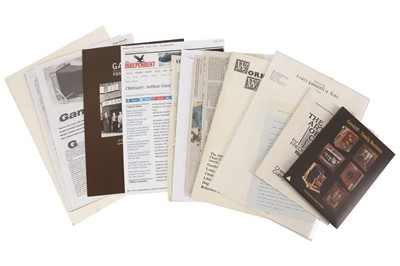 Lot 227 - Gandolfi interest – collection of literature relating to the company