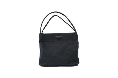 Lot 161 - Prada Navy Tessuto Shoulder Bag