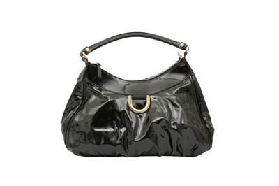Lot 446 - Gucci Black D Ring Hobo Tote Bag