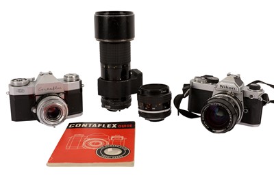 Lot 32 - A Nikon FM SLR Outfit