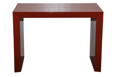 Lot 478 - DAVID LANGE, A CONTEMPORARY METAMORPHIC EXTENDING DINING TABLE