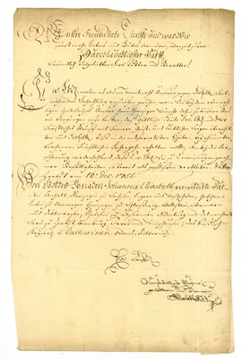 Lot 820 - Johanna Elisabeth of Holstein-Gottorp, Princess of Anhalt-Zerbst