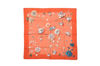Lot 67 - Hermes 'La Rosee' Silk Print Scarf
