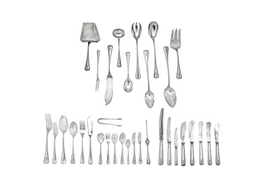 Lot 234 - An early 20th century German 800 standard table service of flatware / canteen, Berlin circa 1910 by Eugen Marcus