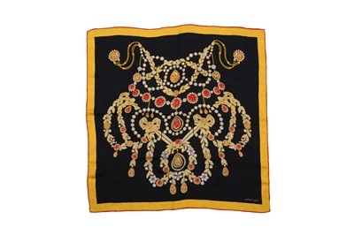 Lot 477 - Cartier 'Jewelled' Silk Print Scarf