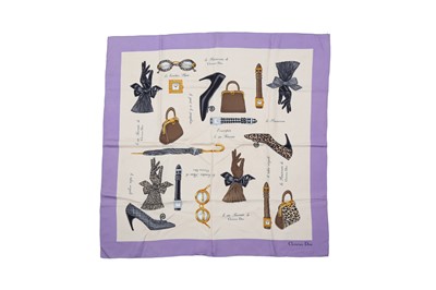Lot 93 - Christian Dior 'La Paisienne' Silk Print Scarf