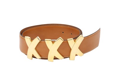 Lot 359 - Paloma Picasso Tan Signature Belt - Size 75