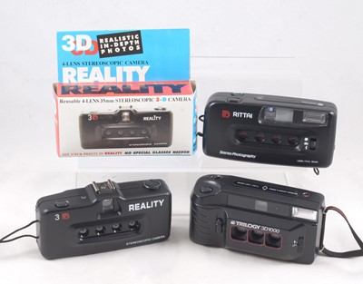 Lot 308 - A Group of Compact Lenticular Stereoscopic Cameras