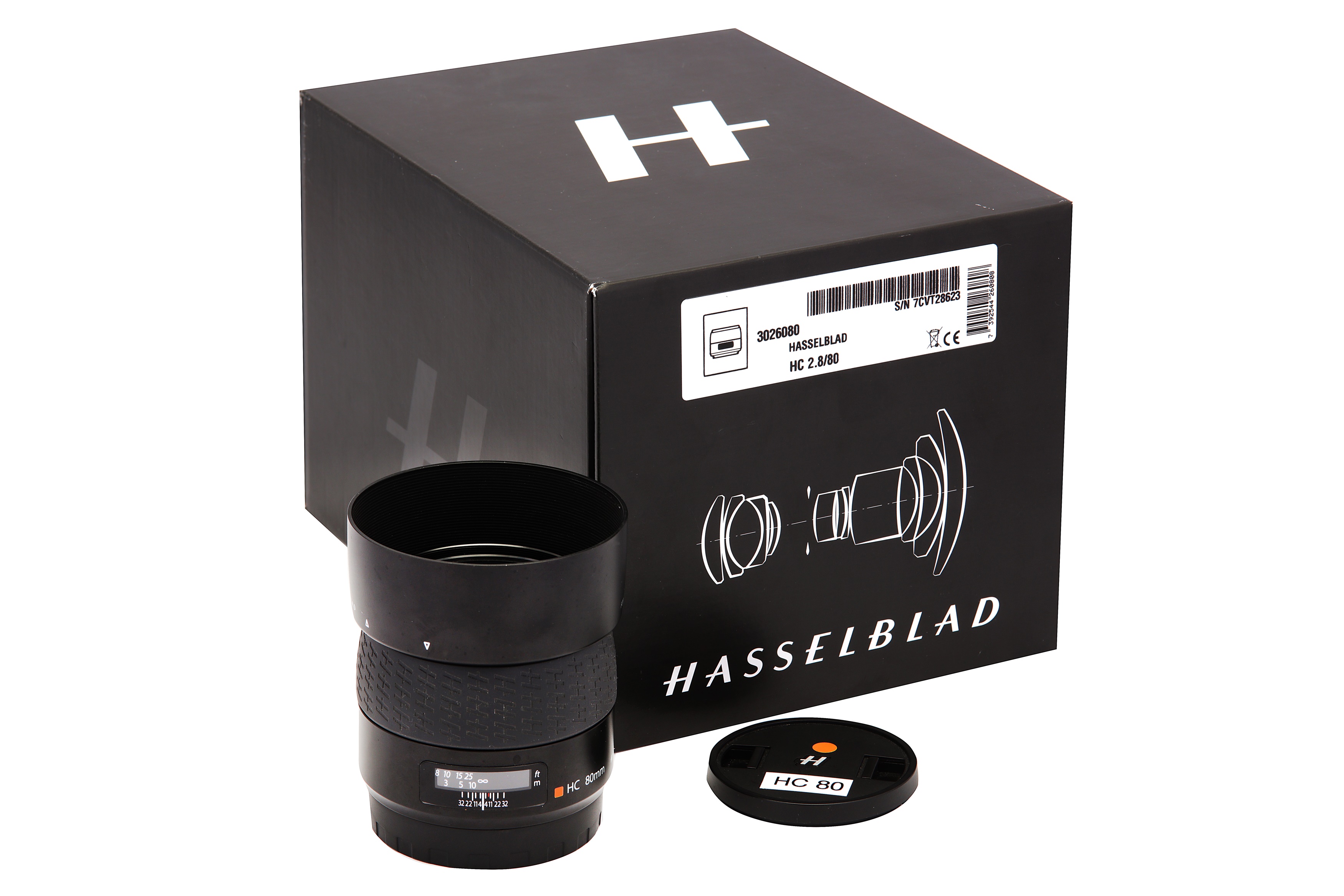 Lot 57 - A Hasselblad HC Orange Dot 80mm f/2.8 Lens