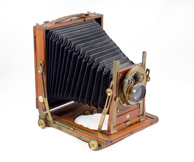 Lot 254 - "The Sandringham" Half Plate Field Camera