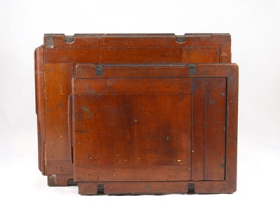 Lot 274 - One 10" x 8" & a 10" x 12" Wooden DDS Dark Slide