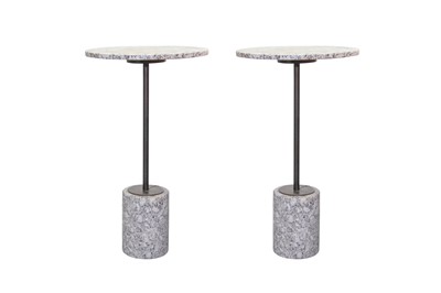 Lot 462 - DUTCHBONE, A PAIR OF GUNNAR MARBLE OCCASIONAL TABLES
