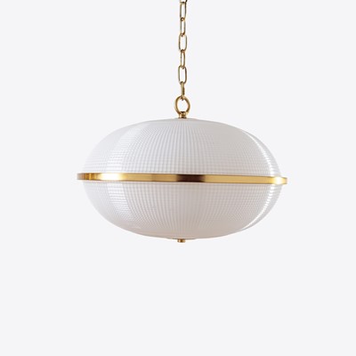 Lot 513 - PURE WHITE LINES, A CONTEMPORARY 'FITZROY' PENDANT LIGHT