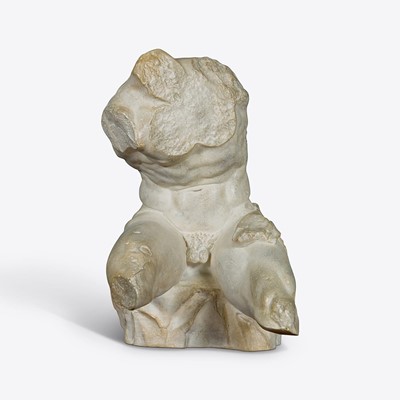 Lot 202 - PURE WHITE LINES, A CLASSICAL INSPIRED SCULPTURE