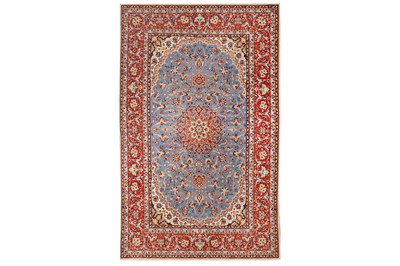 Lot 88 - AN EXTREMELY FINE PART SILK ISFAHAN RUG, CENTRAL PERSIA