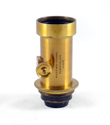Lot 443 - A Brass No.4 S.P. Beck-Steinheil" Telephoto Lens