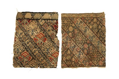 Lot 397 - TWO PANELS OF NAKSHE
