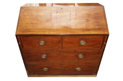 Lot 118 - A VICTORIAN MAHOGANY BUREAU