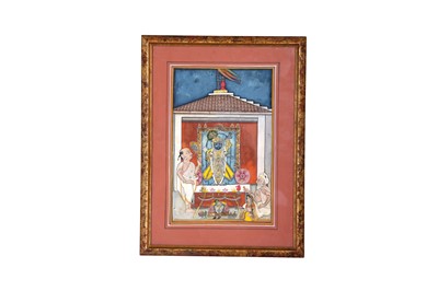 Lot 283 - A PUJA TO A SHRI NATH JI MURTI