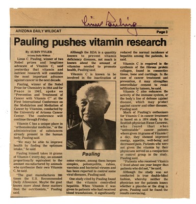 Lot 772 - Pauling (Linus) & Edward Teller