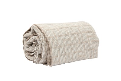 Lot 327 - Hermes Beige Terre d'H Throw Blanket