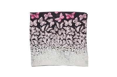 Lot 500 - Versace Butterfly Silk Print Scarf