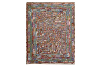 Lot 434 - A FINE LARGE KILIM