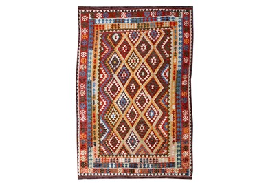 Lot 430 - A FINE KILIM RUG