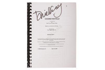 Lot 609 - Movie Script.- Casino Royale