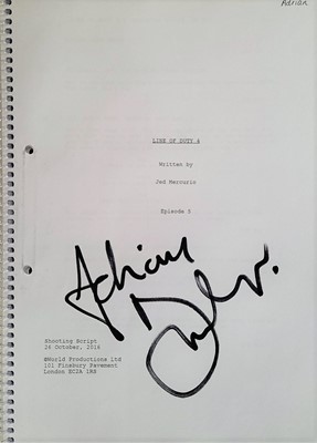 Lot 636 - Tv Script.- Line of Duty