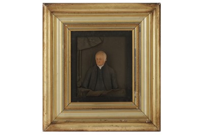Lot 29 - A WAX BUST OF RICHARD REYNOLDS